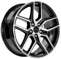 A-LINE Chicane BKMF Black Machine Face alloy wheels