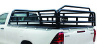MAXE&nbsp;Hilux Single Cab Cattle Rail Black Coated Stainless Steel (MLA HIL-GD6 SCCR)