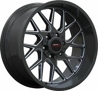 A-LINE Challenger STBLKMILL Satin Black Milled alloy wheels
