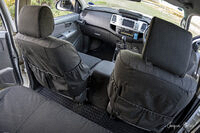 TOUGHER&nbsp;NISSAN PATROL GRX 2 X FRONT WITH AIRBAGS, 2 X HEADRESTS & CENTER CONSOLE, 50/50 SLPI REAR BENCH 2 X ARMRESTS & 2 HEADRESTS + 2 X JUMPS WITH HEADRESTS (SC-NPTRG5-3)