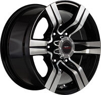 A-LINE Colby BKMF Black Machined Face alloy wheels