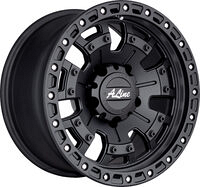 A-LINE Combat STBLK Satin Black alloy wheels