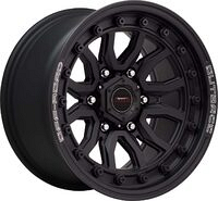 A-LINE Worrior Satin Black alloy wheels