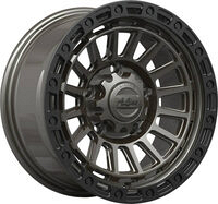 A-LINE Indus Titanium Black Lip alloy wheels
