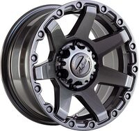 A-LINE Monsoon GM Gun Metal alloy wheels